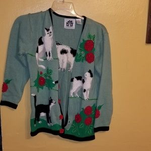 Storybook knits cat sweater